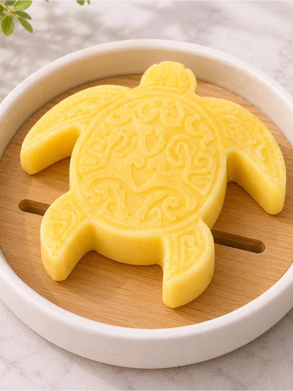 Cherry pineapple scrub soap turtle 3x3in 10oz handmade Shea butter based